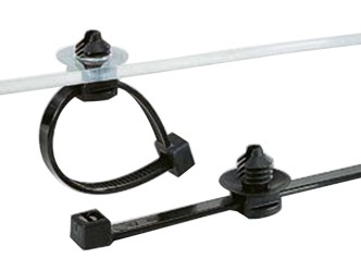 杉樹型固定式自帶固定座扎帶(內側鋸齒)